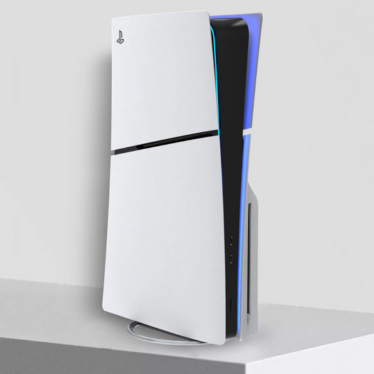 PS5 Pro / Slim Universal Metal Anti-Tip Stand | Round Vertical Base - Polar Tech Australia