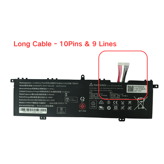 [U638560PV-3S1P] Acer Aspire Lite AL16-51P / AL16-52P / AL14-72 Series - Laptop Replacement Battery