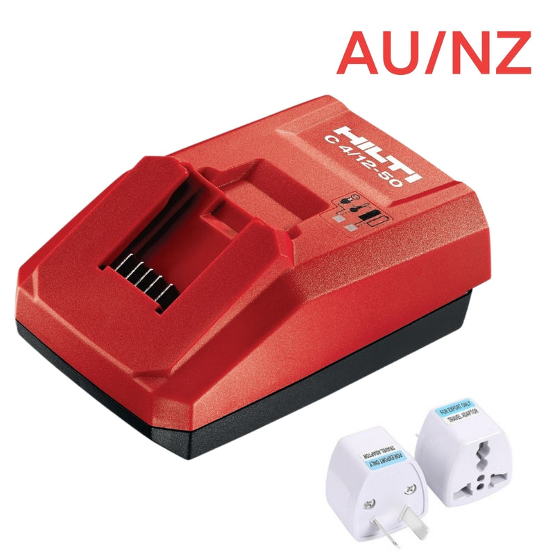 Cargue la imagen en el visor de la galería, [C4/12-50][12V-4.0A] Genuine Original Hilti Fast Charger Electrical Tool Li-ion Battery - Replacement Charger - Polar Tech Australia
