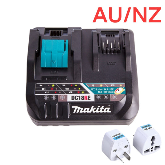 [DC18RE][14.4V~18V-9.0A] Genuine Original Makita Fast Charger Electrical Tool Li-ion Battery - Replacement Charger - Polar Tech Australia