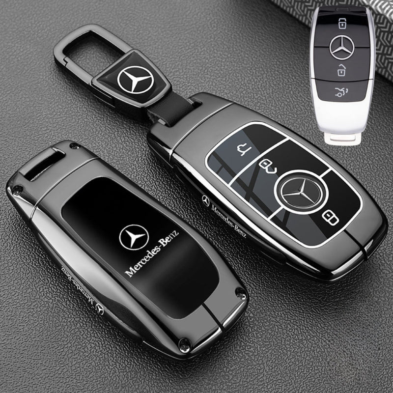 Load image into Gallery viewer, Mercedes Benz Stylish with Cool Shockproof Car Key Fob Protective Case Cover For Benz A, C, E, S, G-Class, GLA, GLB, GLC, GLE, GLS
