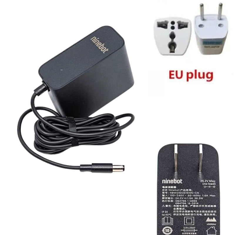Cargue la imagen en el visor de la galería, [36.3W/25.2V-1.5A] Segway Ninebot C2 Pro/C8/C10/C15/C20/E2/E2 Plus/E8/E10 Replacement Charger - Polar Tech Australia

