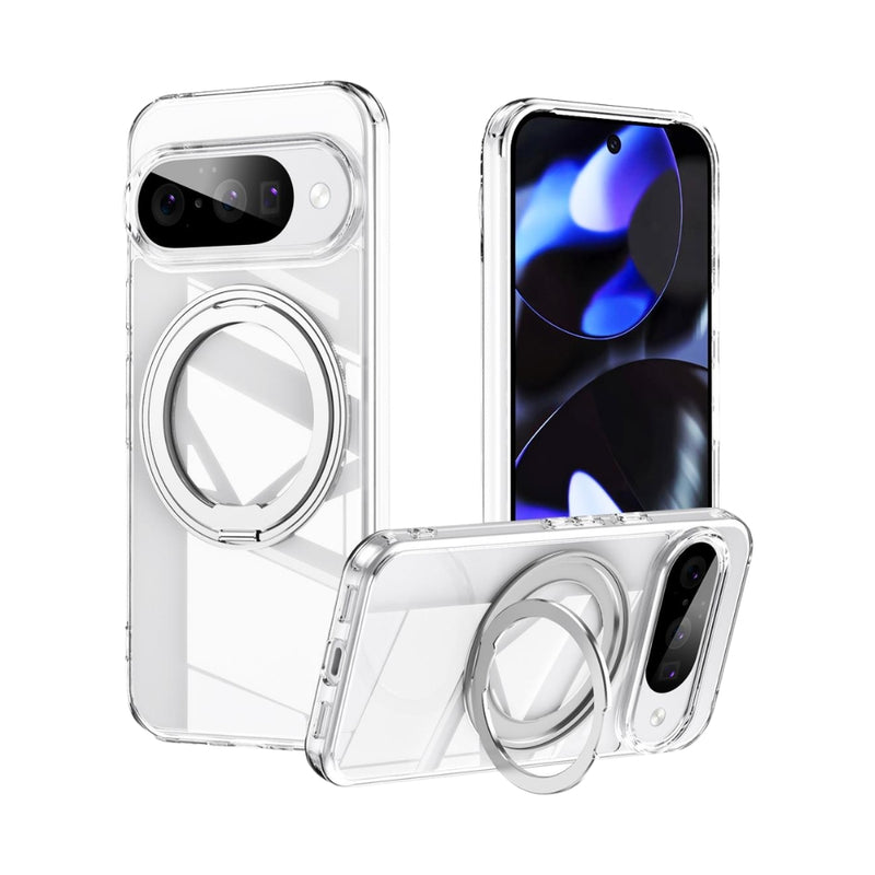 Cargue la imagen en el visor de la galería, Google Pixel 11 / 11 Pro - Frosted 360 Degree MagSafe Magnetic Holder Phone Case

