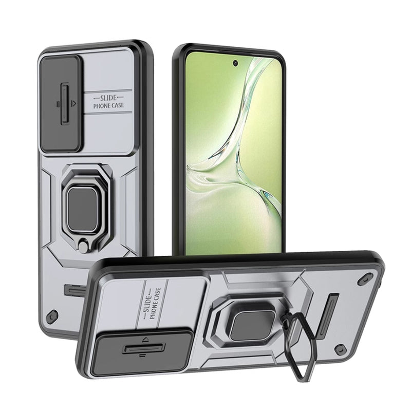 Cargue la imagen en el visor de la galería, OPPO A60 4G (CPH2631) - Heavy Duty Matte Silicone Case with Hard Plastic Back &amp; Camera Shield - Polar Tech Australia
