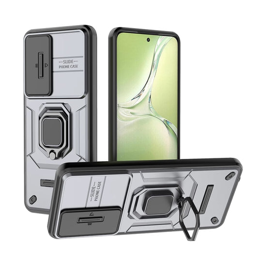 OPPO A60 4G (CPH2631) - Heavy Duty Matte Silicone Case with Hard Plastic Back & Camera Shield - Polar Tech Australia