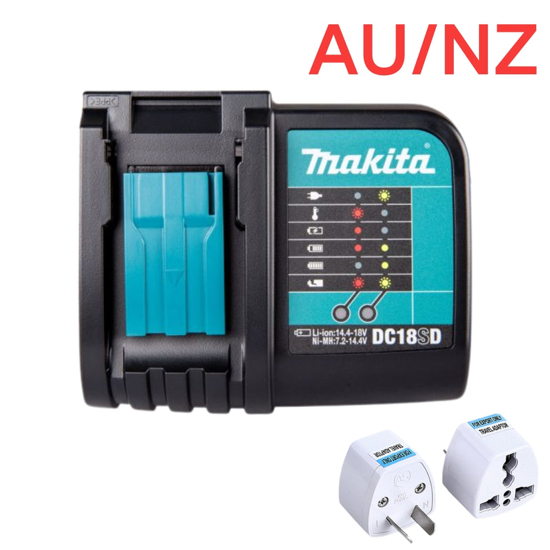 Cargue la imagen en el visor de la galería, [DC18SD][7.2V~18V-2.6A] Genuine Original Makita Fast Charger Electrical Tool Li-ion Battery - Replacement Charger - Polar Tech Australia
