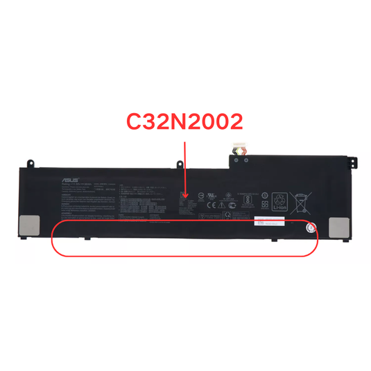 [C32N2002] Batterie de remplacement ASUS ZenBook Flip 15 UX564EI UX564PH UX564EH Q528EH