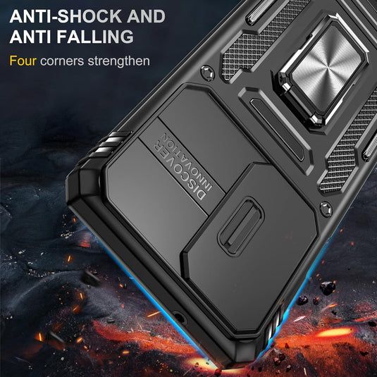 [Magnetic Ring Kickstand][Camera Cover] Motorola Moto Edge 30 Pro/Edge Plus 2022 - Shield Shockproof Rugged Heavy Duty Case - Polar Tech Australia