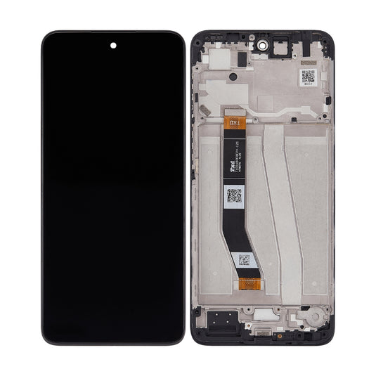[With Frame] Motorola Moto G14 (PAYF0010IN) - LCD & Touch Digitizer Display Screen Assembly