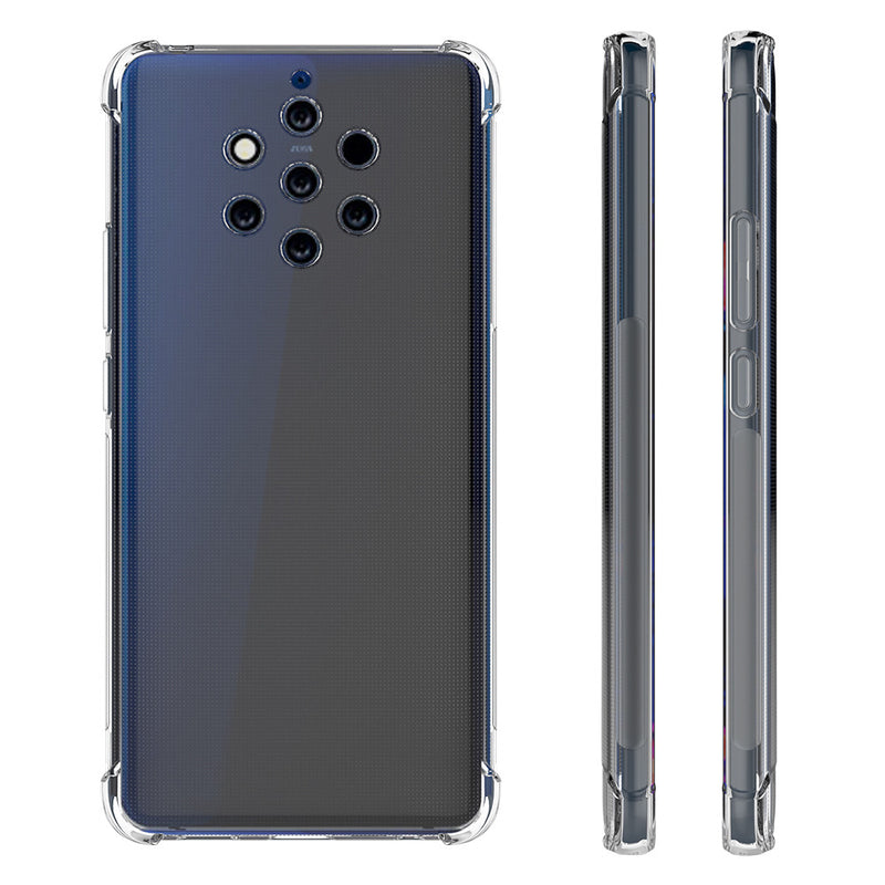 Load image into Gallery viewer, Nokia 9 PureView - AirPillow Cushion Transparent Soft Clear TPU Four Corners Protective Case - Polar Tech Australia
