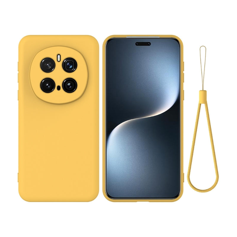 Cargue la imagen en el visor de la galería, Honor Magic7 (PTP-AN00) - Solid Color Liquid Silicone Dropproof Full Coverage Phone Case
