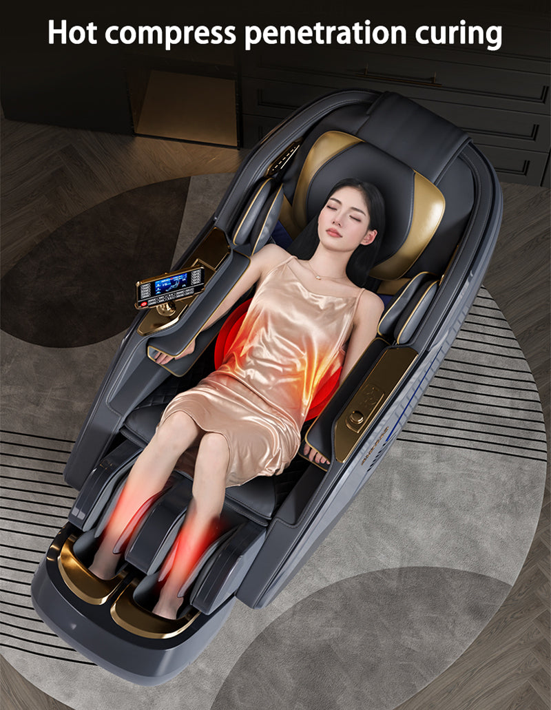 Load image into Gallery viewer, [M5 Max][Voice Control][AI Version] Luxury iMassage 9D Full-body Multi-function Zero-Gravity Bluetooth Speaker Massage Chair
