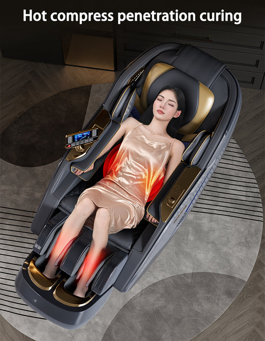 [M5 Max][Voice Control][AI Version] Luxury iMassage 9D Full-body Multi-function Zero-Gravity Bluetooth Speaker Massage Chair