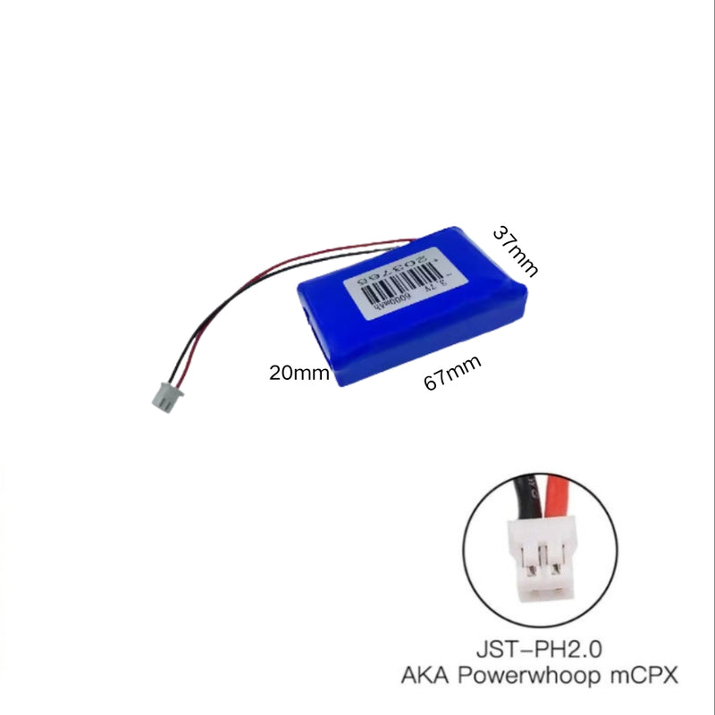 Cargue la imagen en el visor de la galería, [PH2.0-JST Connector][203765] Universal 6000mAh 3.7V Rechargeable Li-Ion Lithium Polymer Battery - Polar Tech Australia
