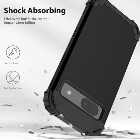 Google Pixel 8 - Silicone Hybrid PC Shockproof Phone Case