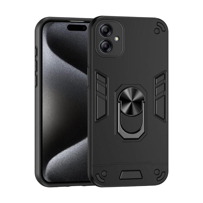 Chargez l&#39;image dans la visionneuse de la galerie, Samsung Galaxy A06 4G (SM-A065) - Shockproof Metal Ring Holder Phone Case
