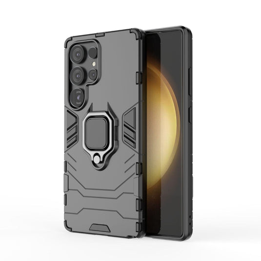 Samsung Galaxy S20 (SM-G980, SM-G981) - Heavy Duty Armor Case With Ring Holder Stand