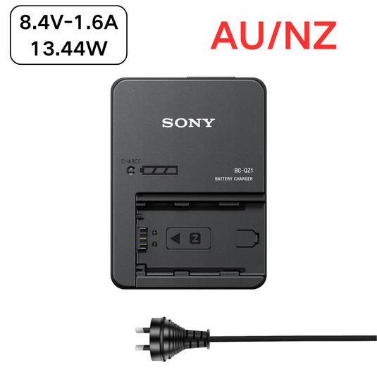 [BC-QZ1][8.4V-1.6A] Sony NP-FZ100 Battery / A7M4 A7RM5 Series - Camera Charger Power Supply Adapter - Polar Tech Australia