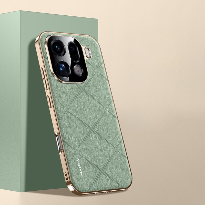 Cargue la imagen en el visor de la galería, OPPO Find X9 Pro - Plain Leather PC Phone Case
