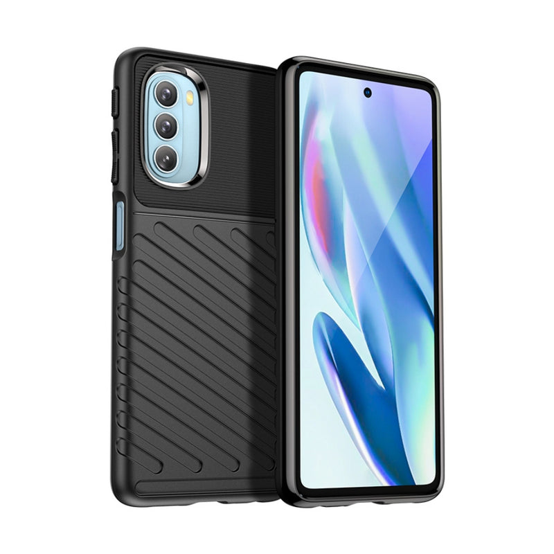 Cargue la imagen en el visor de la galería, Motorola Moto G50 5G - Thunder Series Twill Texture Thickened Anti-fall Protection TPU Case
