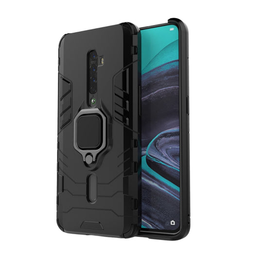 OPPO Reno2 Z (CPH1945, CPH1951) - Heavy Duty Armor Case With Ring Holder Stand - Polar Tech Australia