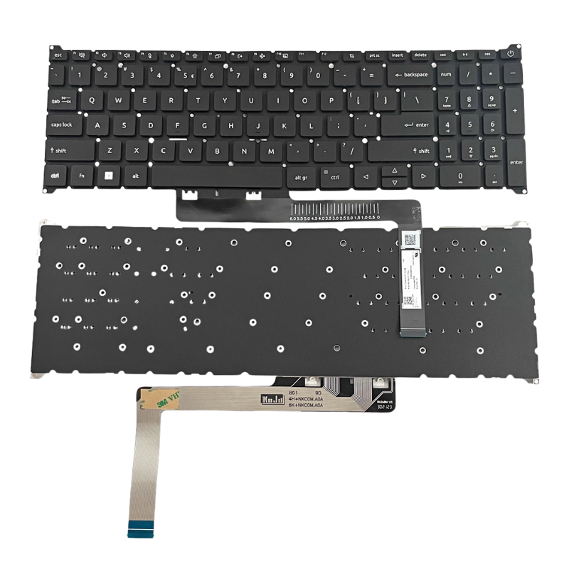 Cargue la imagen en el visor de la galería, Acer Aspire 5 A517-58M A517-58GM N23H6 Series - Laptop Keyboard With Backlit US Layout
