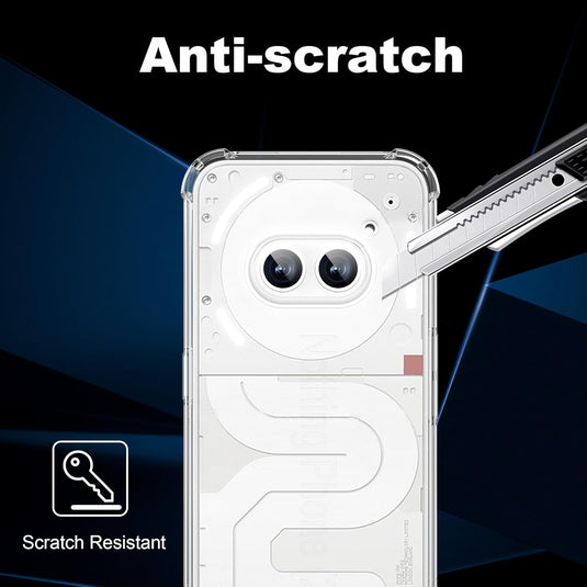 Nothing Phone 2a Plus - AirPillow Cushion Transparent Soft Clear TPU Four Corners Protective Case - Polar Tech Australia