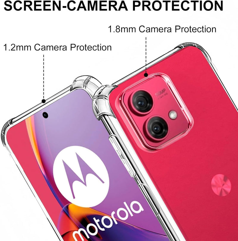 Chargez l&#39;image dans la visionneuse de la galerie, Motorola Moto G84 5G - AirPillow Cushion Transparent Soft Clear TPU Four Corners Protective Case - Polar Tech Australia
