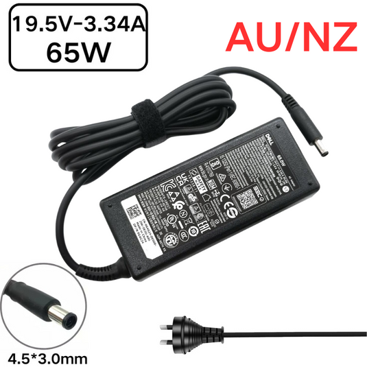 [19.5V-3.34A/65W][4.5*3.0] Dell Inspiron Laptop AC Power Adapter Laptop Charger - Polar Tech Australia