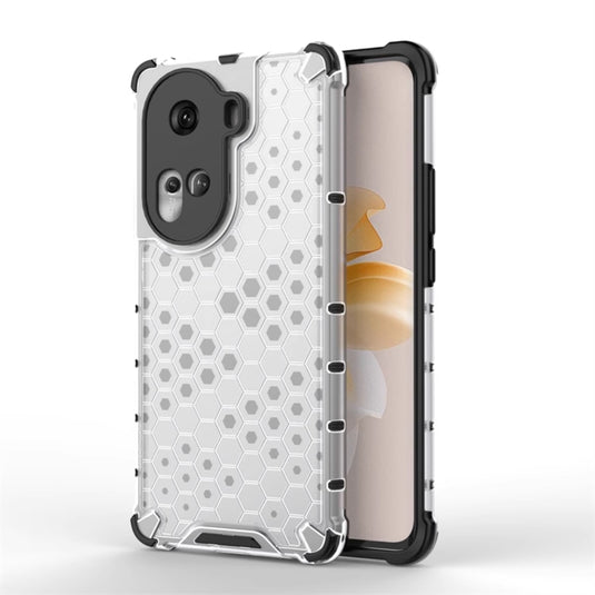 OPPO Reno11 Pro 5G (CPH2607) - Honeycomb Transparent Shockproof Protection Case - Polar Tech Australia