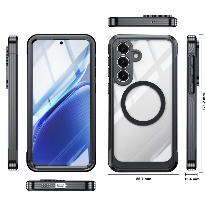 Cargue la imagen en el visor de la galería, Samsung Galaxy S26 FE - Tempered Glass MagSafe Phone Case
