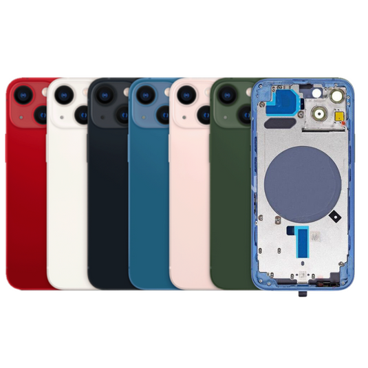 [No Built-in Parts] Apple iPhone 13 - Back Rear Glass Housing Frame - Polar Tech Australia