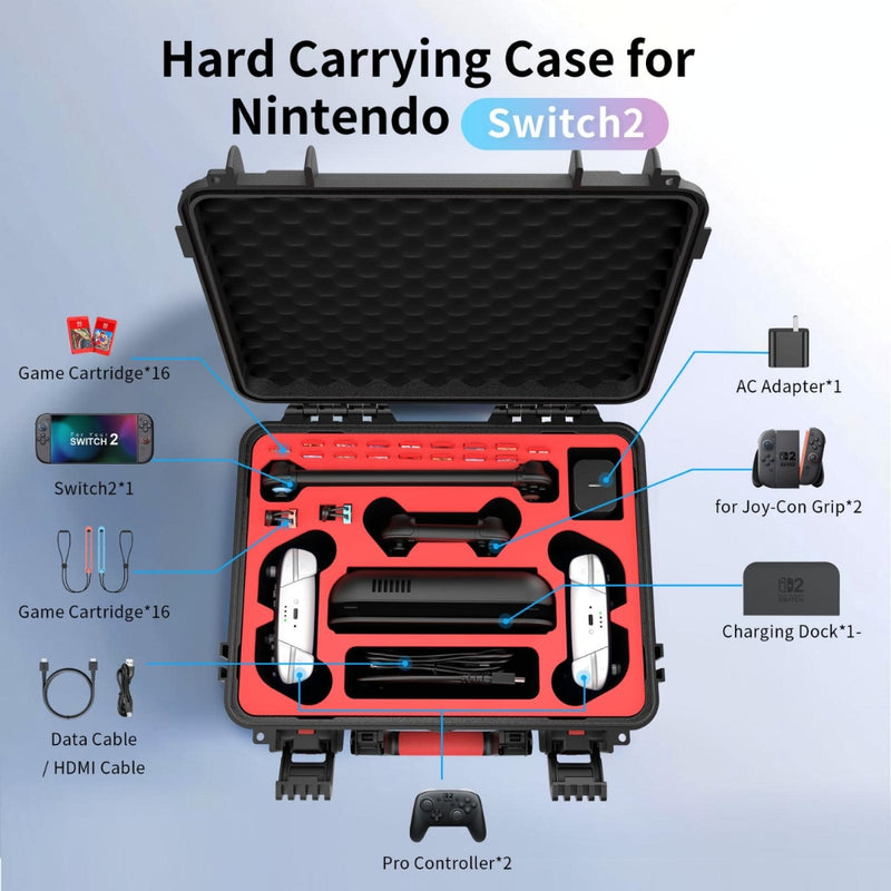 Chargez l'image dans la visionneuse de la galerie, Nintendo Switch 2 - STARTRC Multifunctional Pro Controller Handheld Console Storage Waterproof Case
