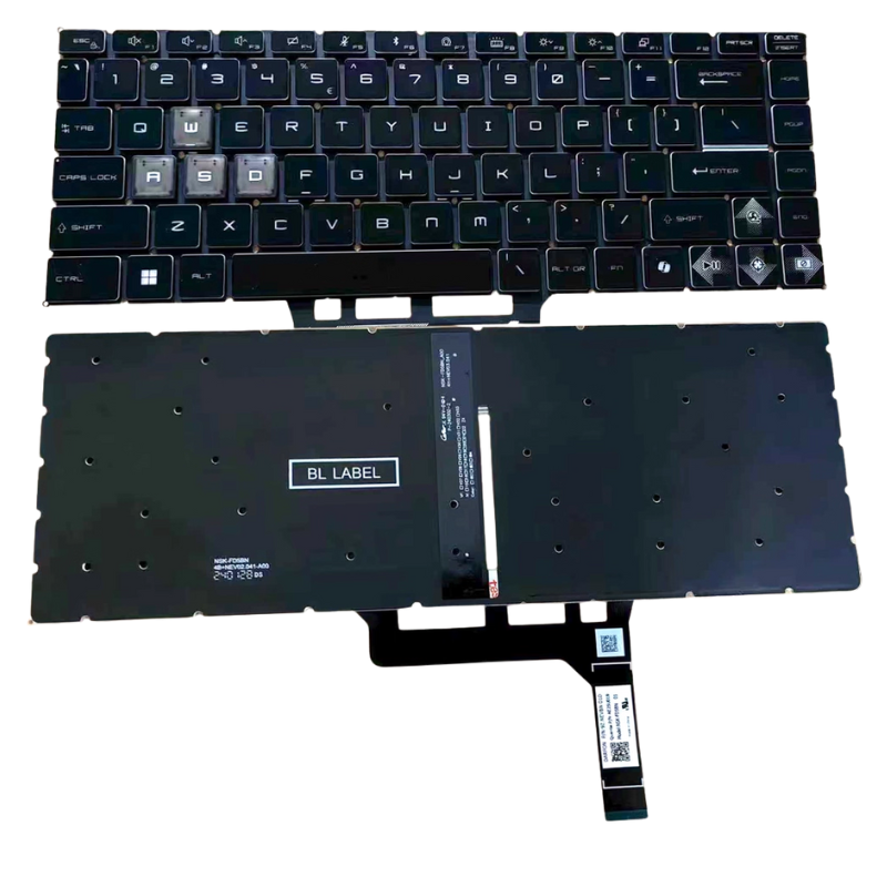 Chargez l'image dans la visionneuse de la galerie, MSI Thin A15 B7U B7V / AI B8V MS-16RK Series - Laptop Keyboard With Backlit US layout
