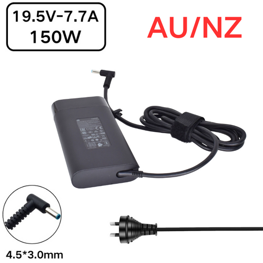 [19.5V-7.7A/150W][4.5x3.0][TPN-CA11] HP ZBook Studio G3, HP ZBook 15 G3 and HP ZBook 15u G3 mobile workstations AC power Supply Adapter Charger