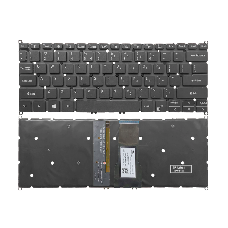 Cargue la imagen en el visor de la galería, Acer Spin 3 SP314-53-54DR SP314-53N-77AJ N19P1 SP314-54N-314V Series - Laptop Keyboard With Backlit US English Layout - Polar Tech Australia
