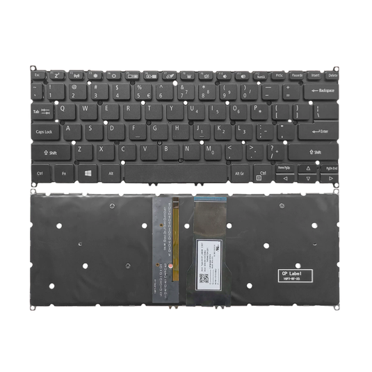 Acer Spin 3 SP314-53-54DR SP314-53N-77AJ N19P1 SP314-54N-314V Series - Laptop Keyboard With Backlit US English Layout - Polar Tech Australia