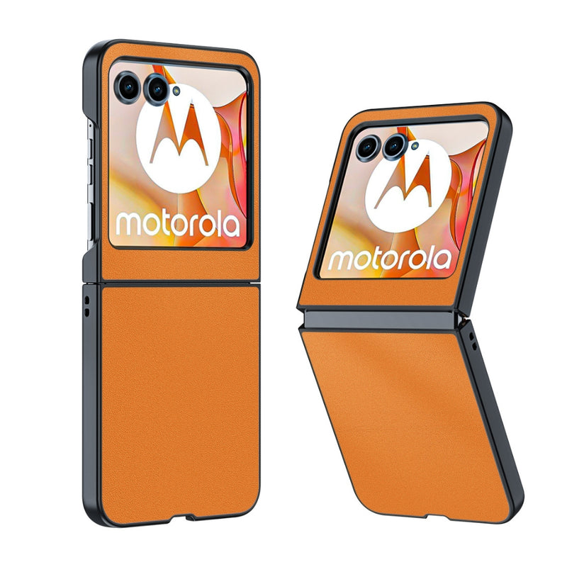 Chargez l&#39;image dans la visionneuse de la galerie, Motorola Moto Razr Plus 2024 - Elegant Leather Shock Resistant Full-Body Phone Cover - Polar Tech Australia
