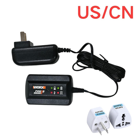 [WA3760][20V-0.4A] Genuine Original Worx Fast Charger Electrical Tool Li-ion Battery - Replacement Charger