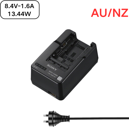 [BC-QM1][8.4V-1.6A BATT / 5.0V-1.5A USB] Sony NP-FV70 Battery / DCR-HC26 AC-L200 Series - Camera Charger Power Supply Adapter - Polar Tech Australia