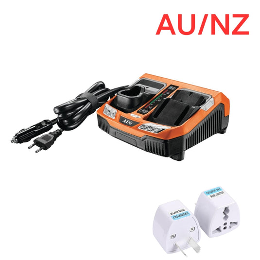 [BLK1218] Genuine Original AEG Dual Port Fast Charger Electrical Tool Li-ion Battery - Replacement Charger - Polar Tech Australia