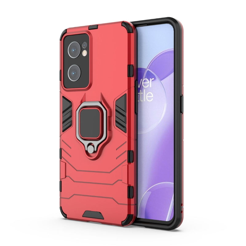 Chargez l&#39;image dans la visionneuse de la galerie, OnePlus Nord CE 2 5G - Heavy Duty Armor Case With Ring Holder Stand
