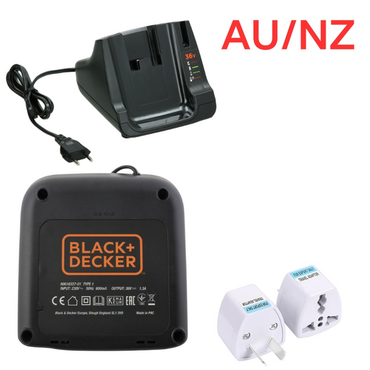 [90616337-01][36V-1.3A] Genuine Original Black & Decker Fast Charger Electrical Tool Li-ion Battery - Replacement Charger