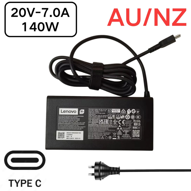 Load image into Gallery viewer, [20V-7.0A/140W][Type C] Lenovo IdeaPad Pro 5 Lenovo Slim Pro 7 Laptop AC Power Supply Adapter Charger - Polar Tech Australia
