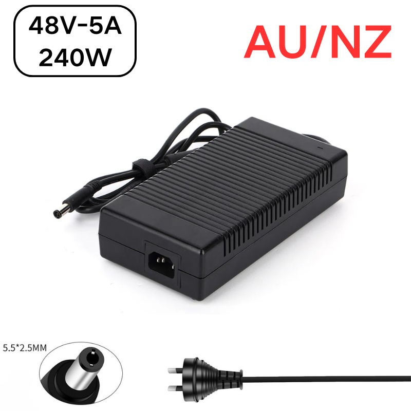 Load image into Gallery viewer, [48V-5A][5.5x2.5] Universal Computer/Monitor/CCTV POE Switch - Power Supply Adapter Wall Charger
