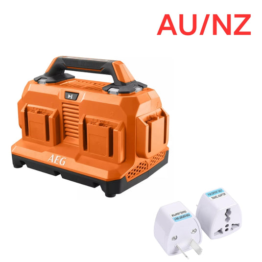 [BL18C6][18V-5.0A] Genuine Original AEG 6-Port Fast Charger Electrical Tool Li-ion Battery - Replacement Charger - Polar Tech Australia