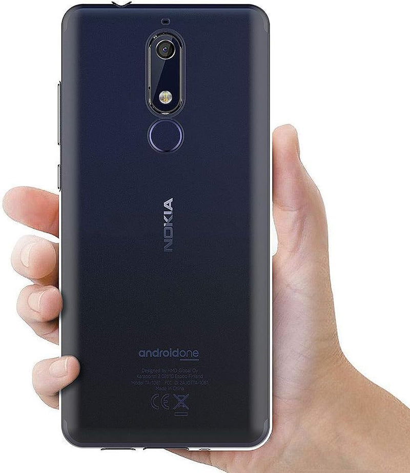 Chargez l&#39;image dans la visionneuse de la galerie, Nokia 5.1 - AirPillow Cushion Transparent Soft Clear TPU Four Corners Protective Case - Polar Tech Australia
