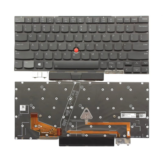 Lenovo ThinkPad X1 Carbon Gen 9 20XW 20XX  (Year 2021) - Keyboard With Back Light US Layout Replacement Parts - Polar Tech Australia