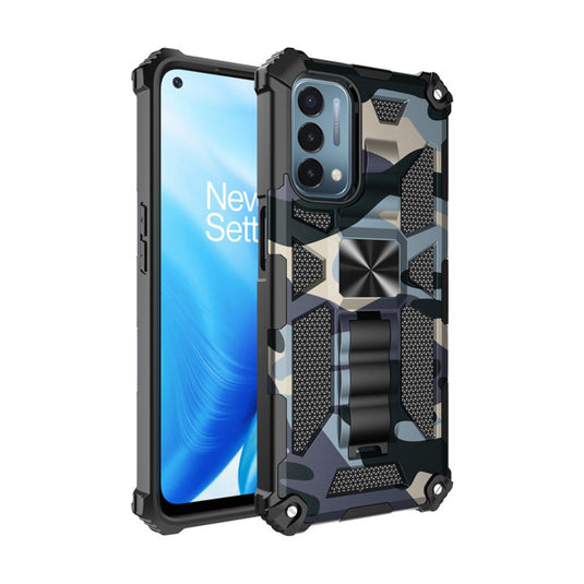 OPPO A54 5G / A74 5G - Camouflage Armor Shockproof TPU + PC Magnetic Protective Case with Holder - Polar Tech Australia