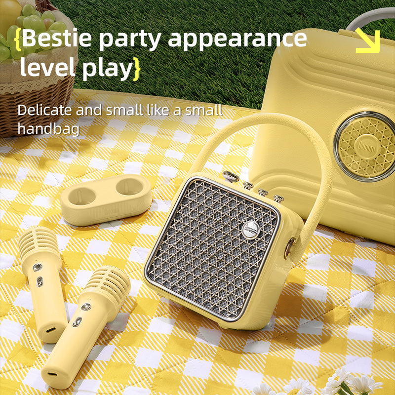 Cargue la imagen en el visor de la galería, Divoom SongBird-HQ-SE Portable Bluetooth Speaker Dual Microphone Microphone Singing Camping Birthday Perfect Gift
